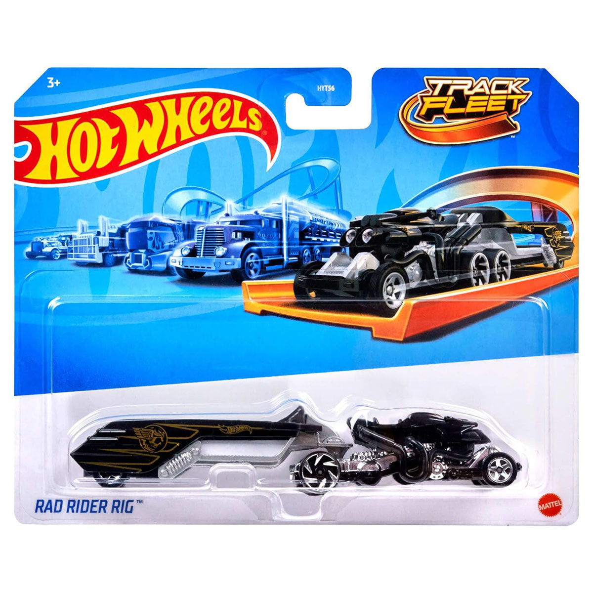 Hot Wheels Track Fleet: Rad Rider Rig 1:64 Scale Vehicle
