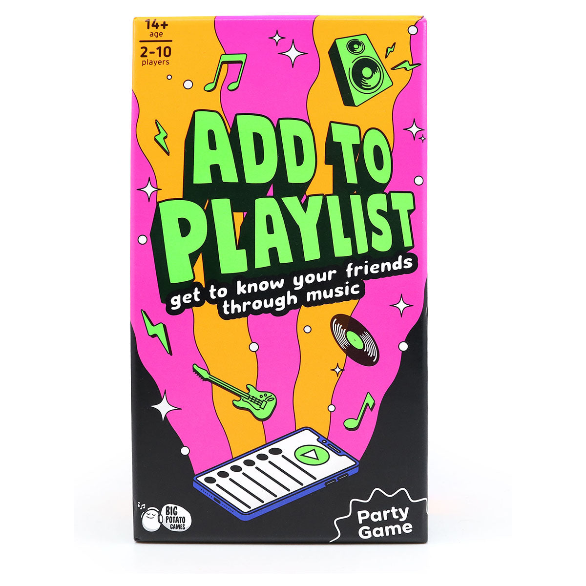 Add to Playlist board game box