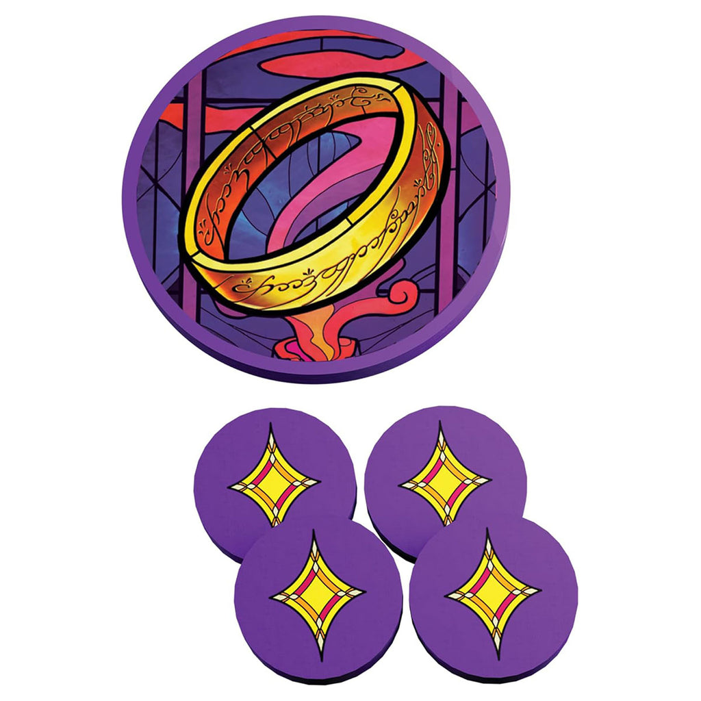 The Fellowship of the Ring game cards and components