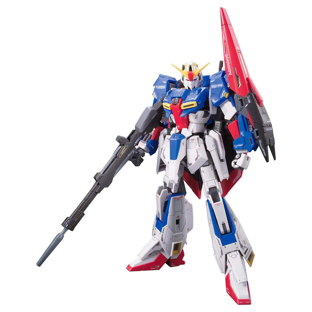 RG 1/144 Zeta Gundam MSZ-006 Real Grade model kit by Bandai fully assembled front view