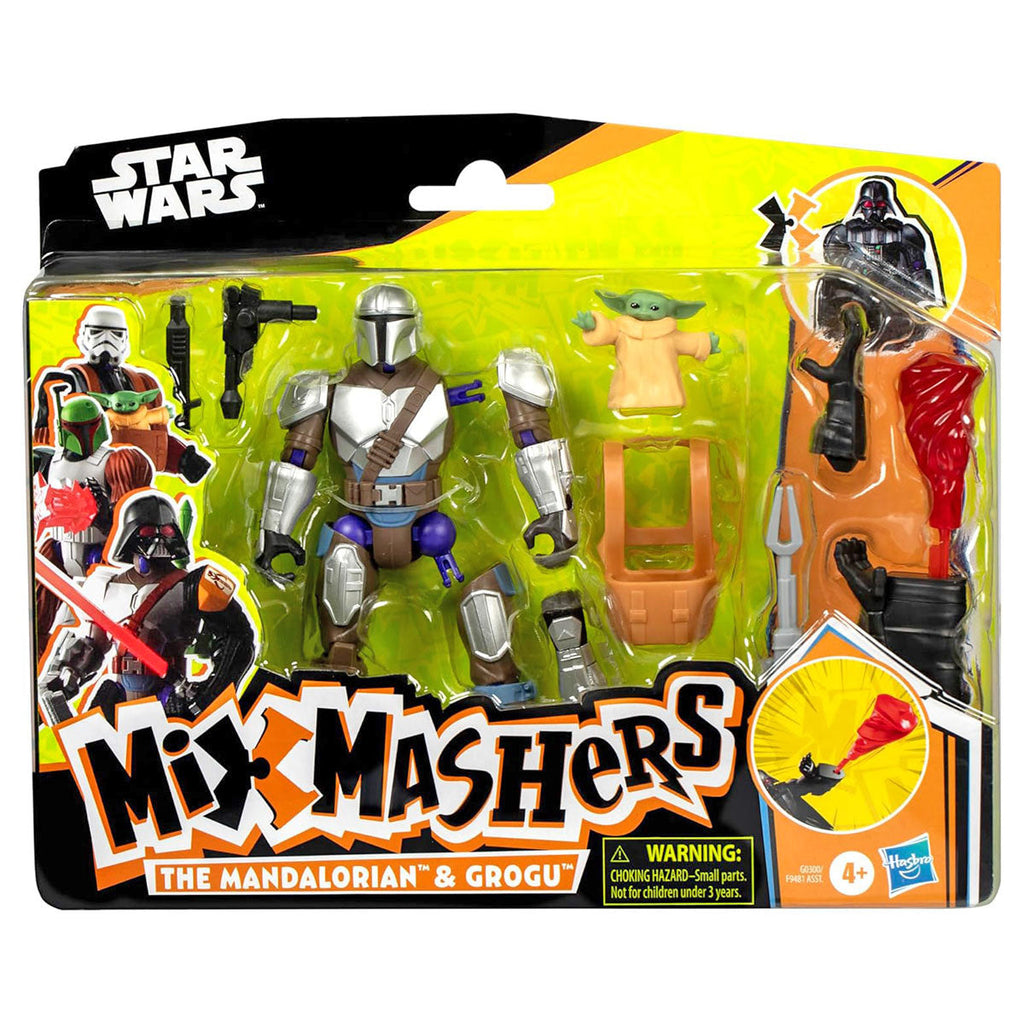 MixMashers Deluxe Star Wars The Mandalorian & Grogu Action Figure
