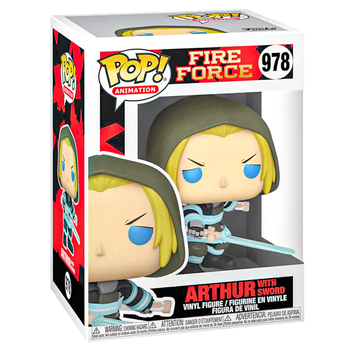 Funko Pop! Animation: Fire Force Arthur with Sword Vinyl Figure #978