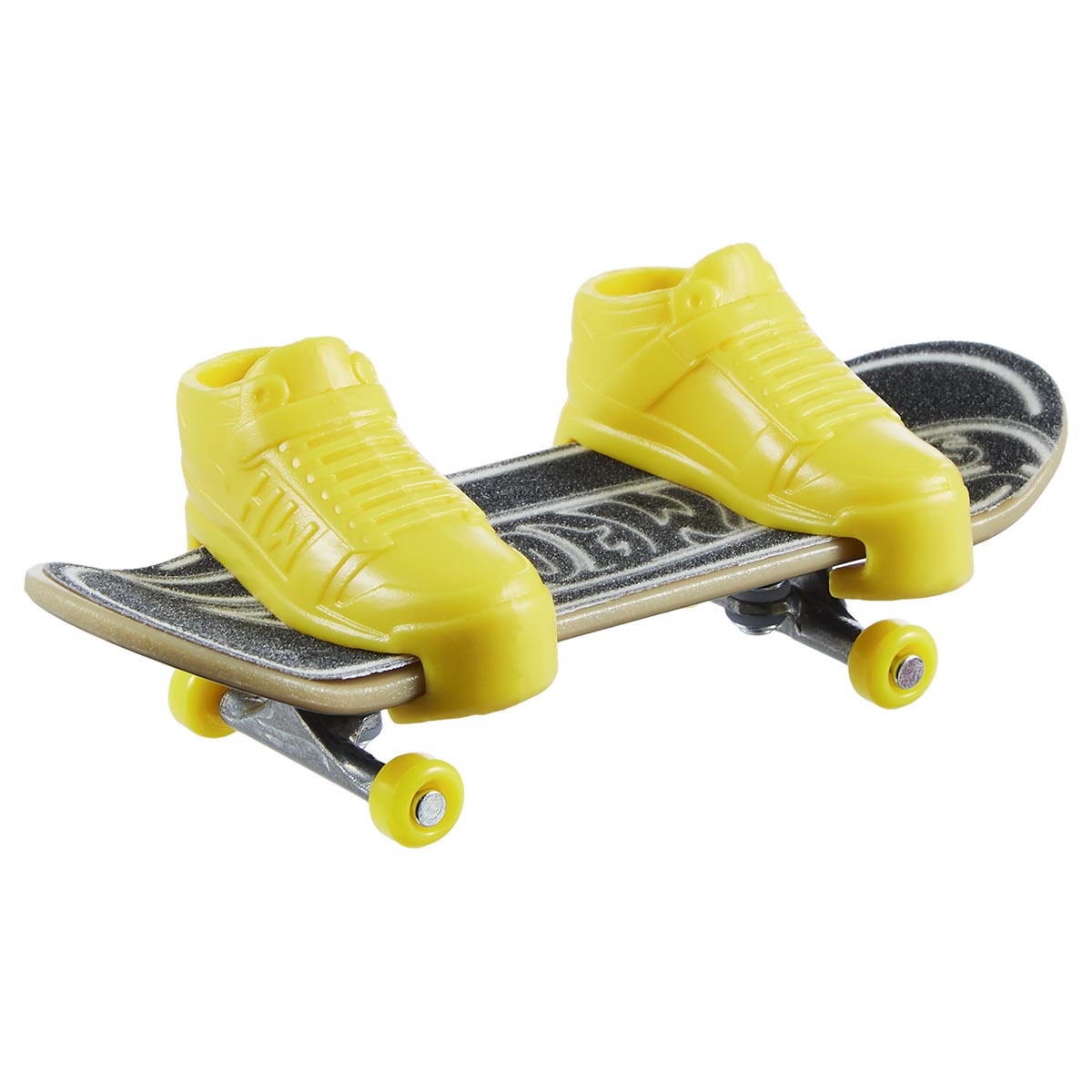 Lined Luminescence Hot Wheels Skate Fingerboard (Gnarly Neon 3/3)