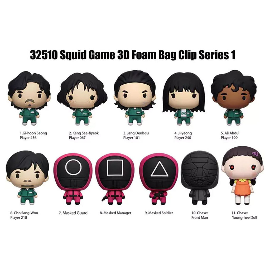 Squid Game Series 1 Figural Bag Clip (styles vary)
