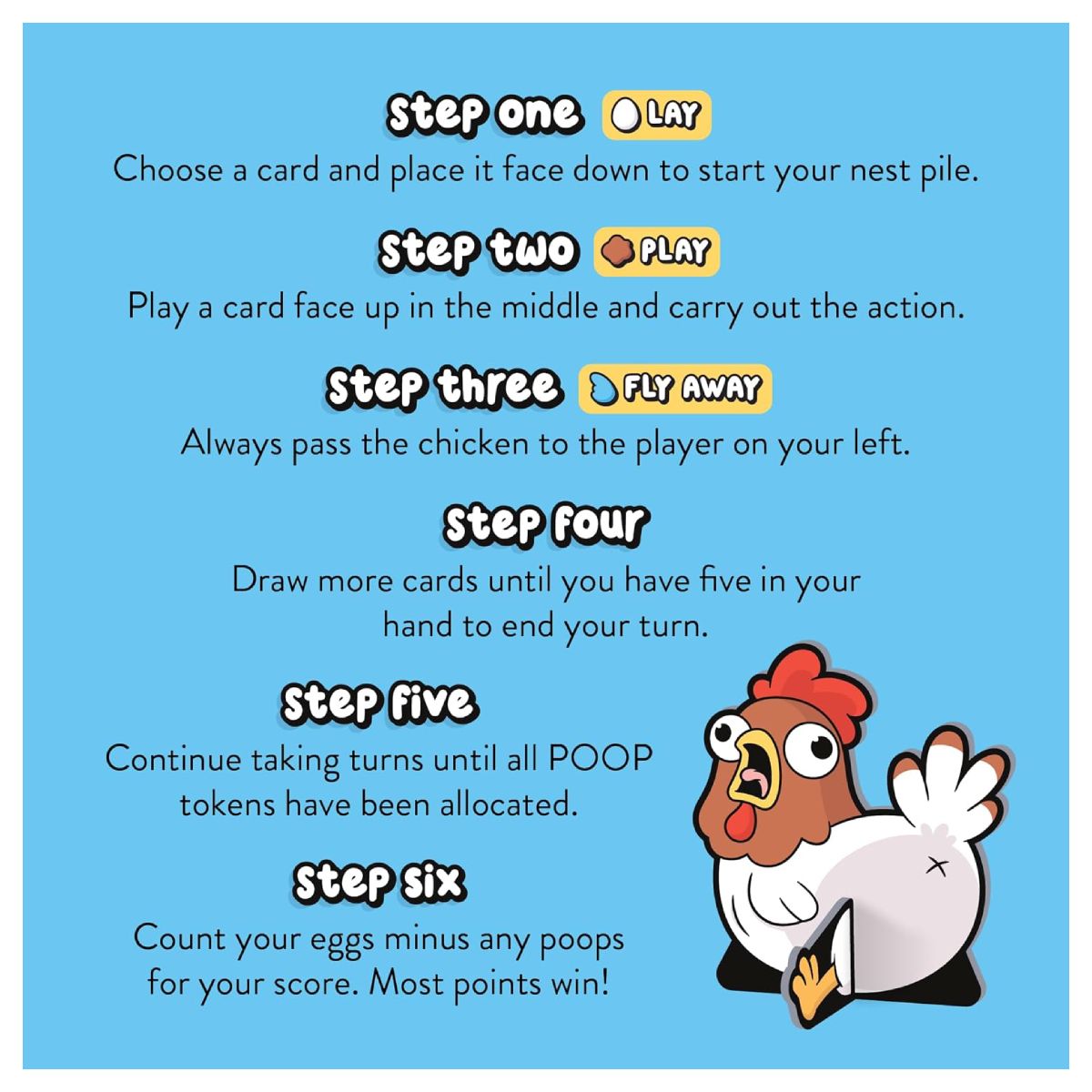 One Fowl Poop Card Game