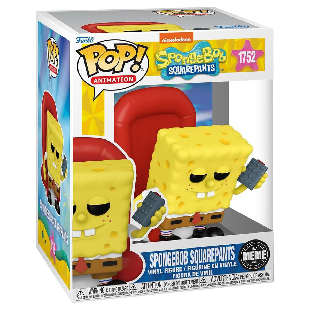 Funko Pop! Animation: SpongeBobâ€‹ SquarePants Meme Vinyl Figure #1752