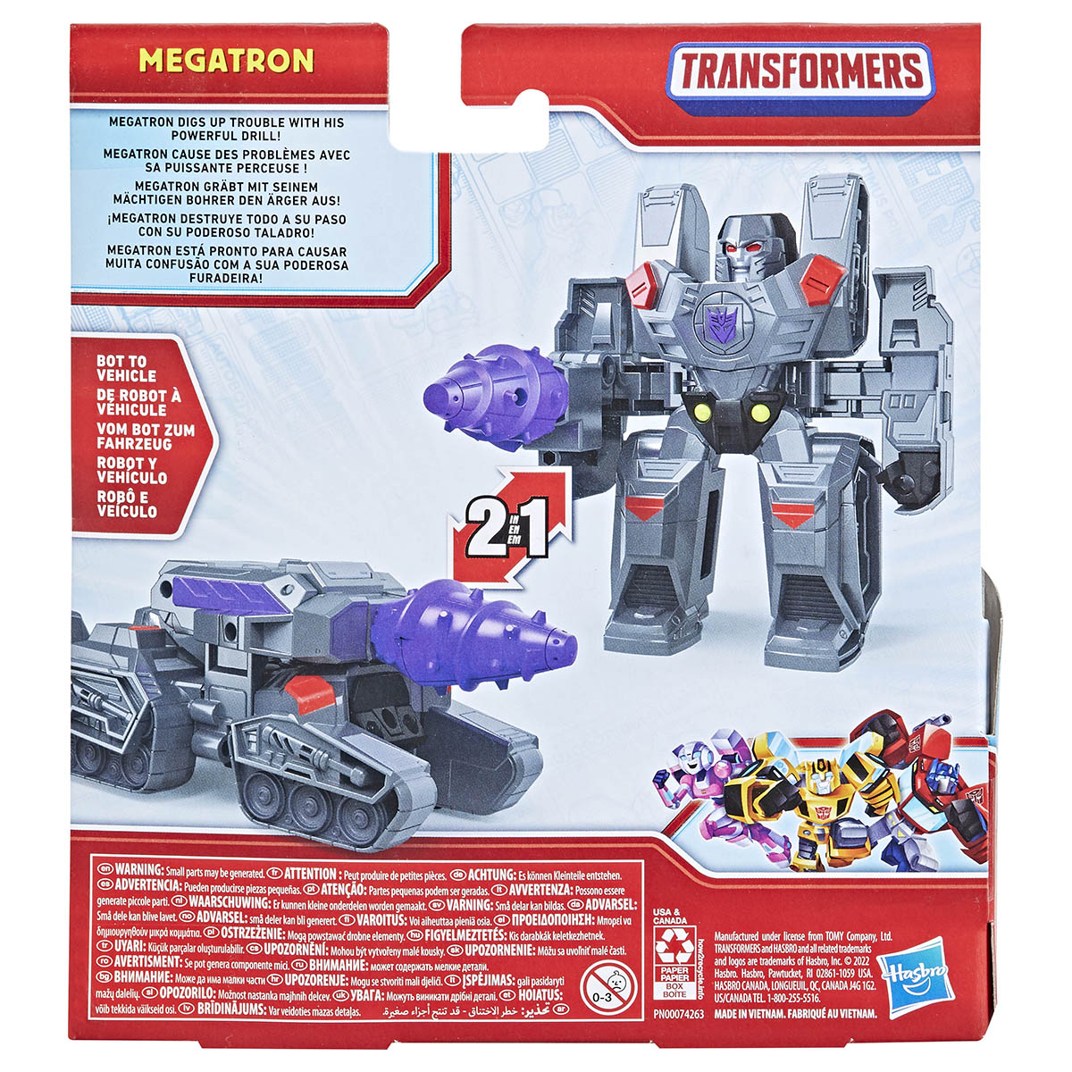 Transformers Classic Heroes Team: Autobot Megatron Figure