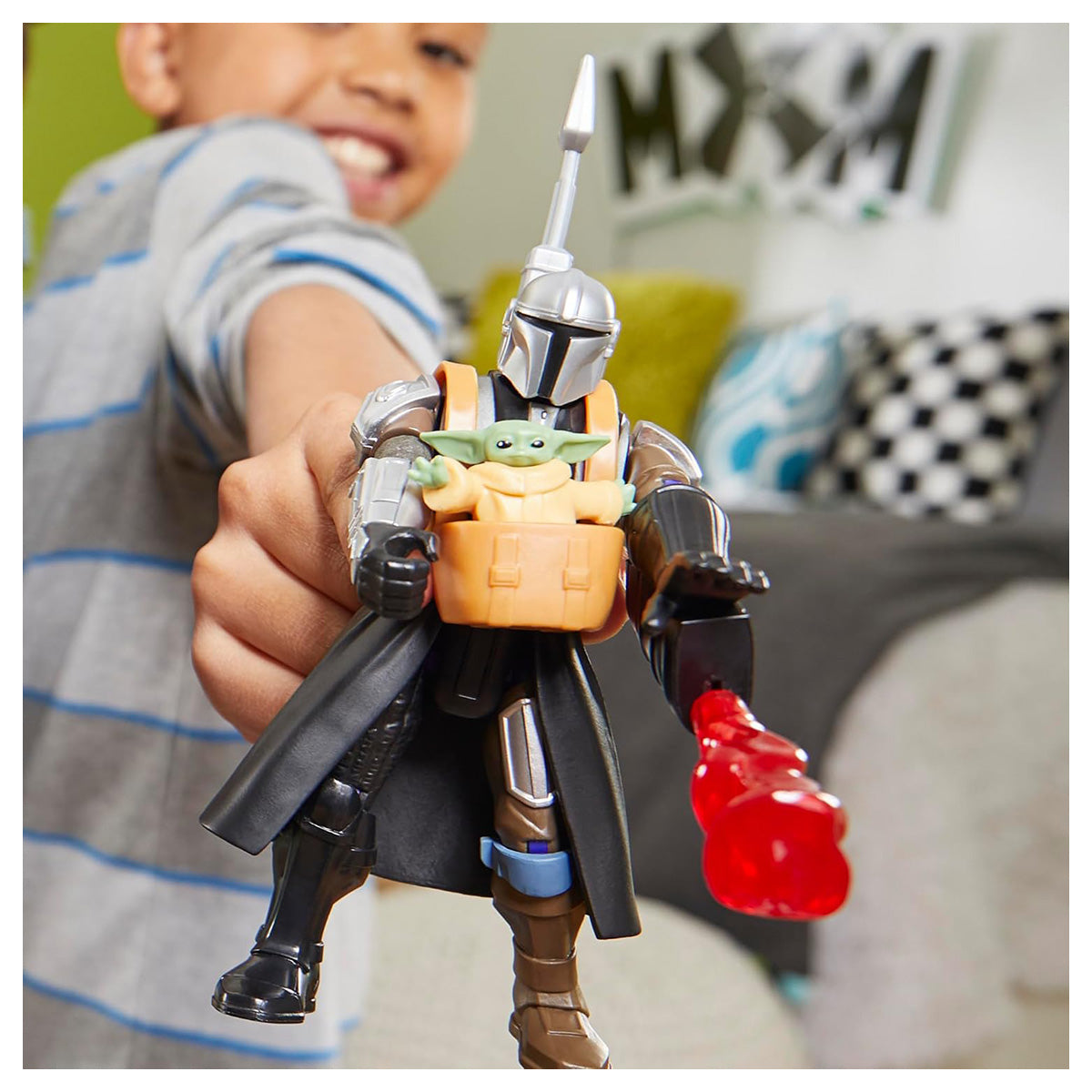 MixMashers Deluxe Star Wars The Mandalorian & Grogu Action Figure