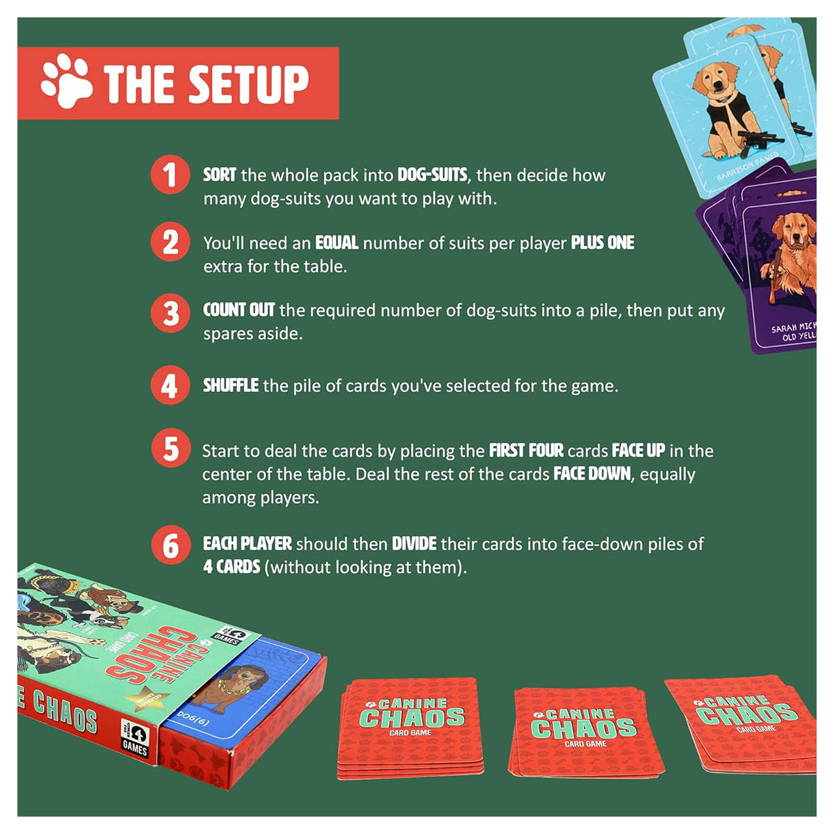 Canine Chaos Card Game