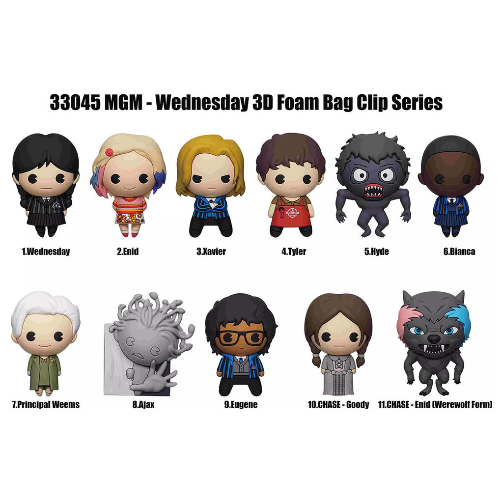 Wednesday Series 1 Figural Bag Clip (styles vary)