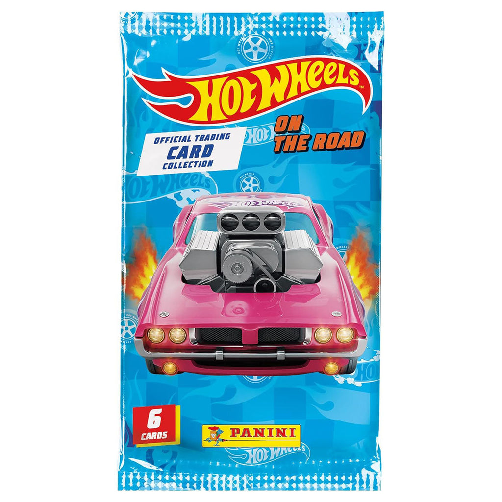 Panini Hot Wheels On The Road Trading Card Collection Booster Pack