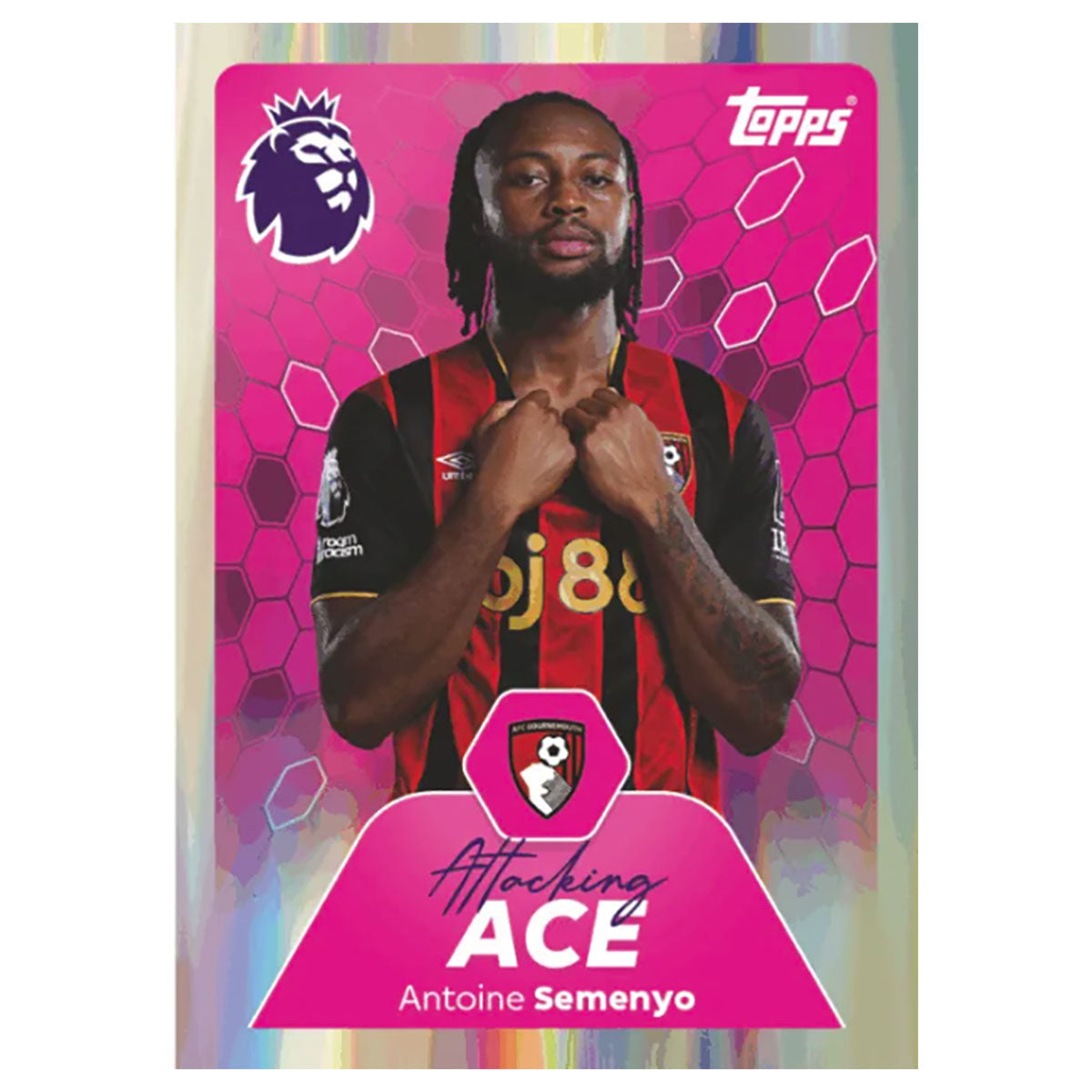 Topps football sticker packs included in starter pack