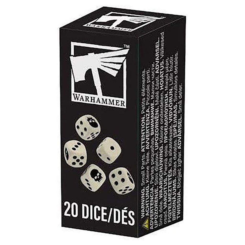 Warhammer: Citadel 12mm Dice Set (Black)