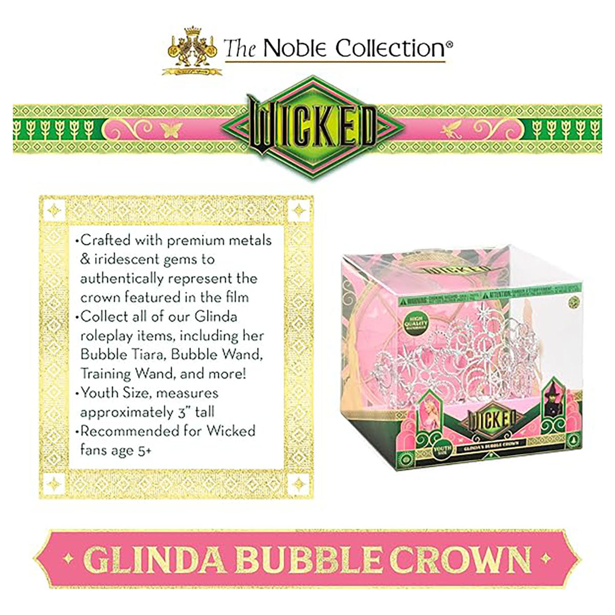 Wicked: Glinda's Bubble Crown