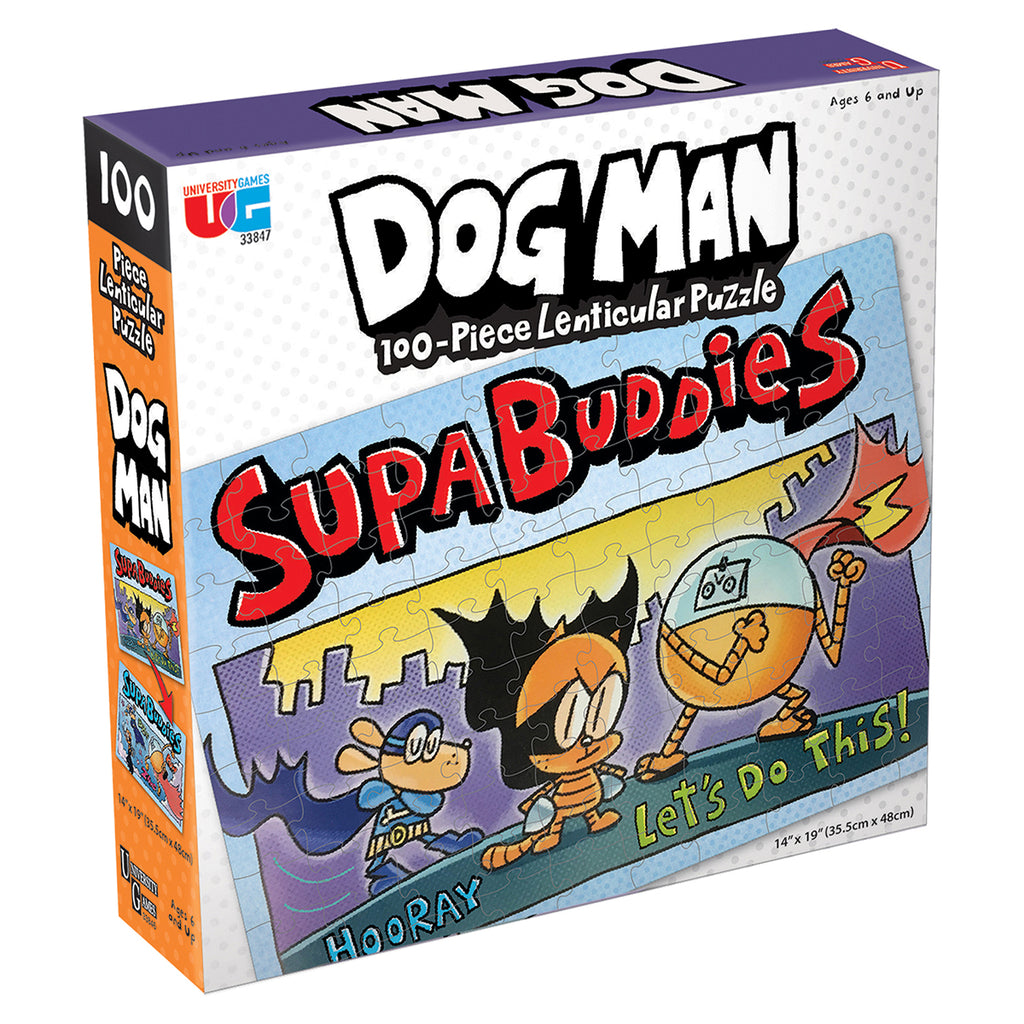Dogman Supa Buddies Lenticular Puzzle