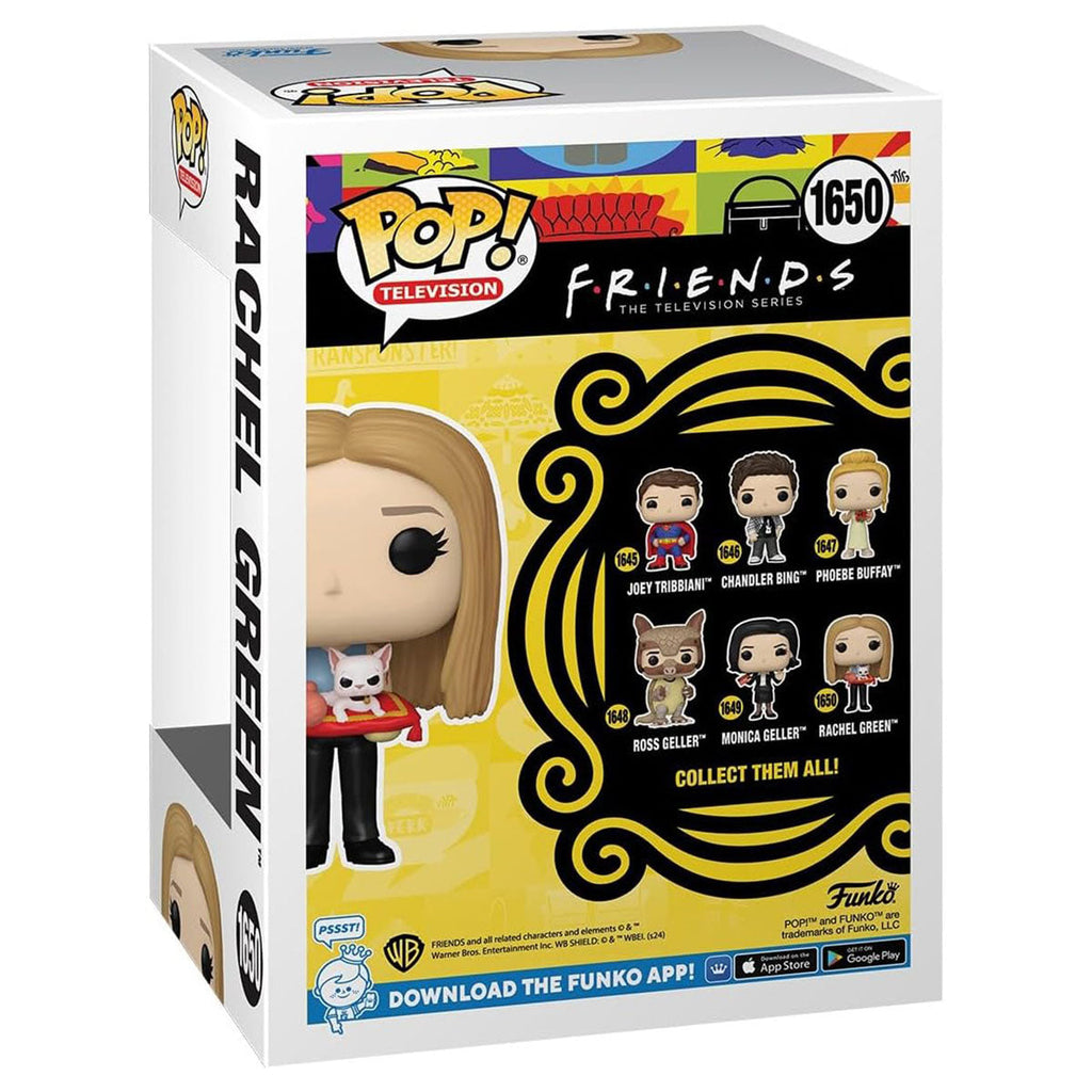 Funko Pop Vinyl Television Friends Rachel Green 1650 Mrs Whiskerson Figure 