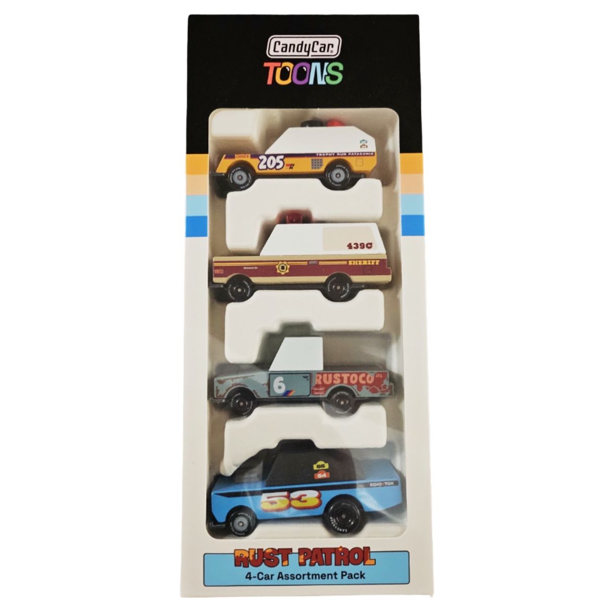 CandyCar Toon Race Car: Rust Patrol 4 Pack