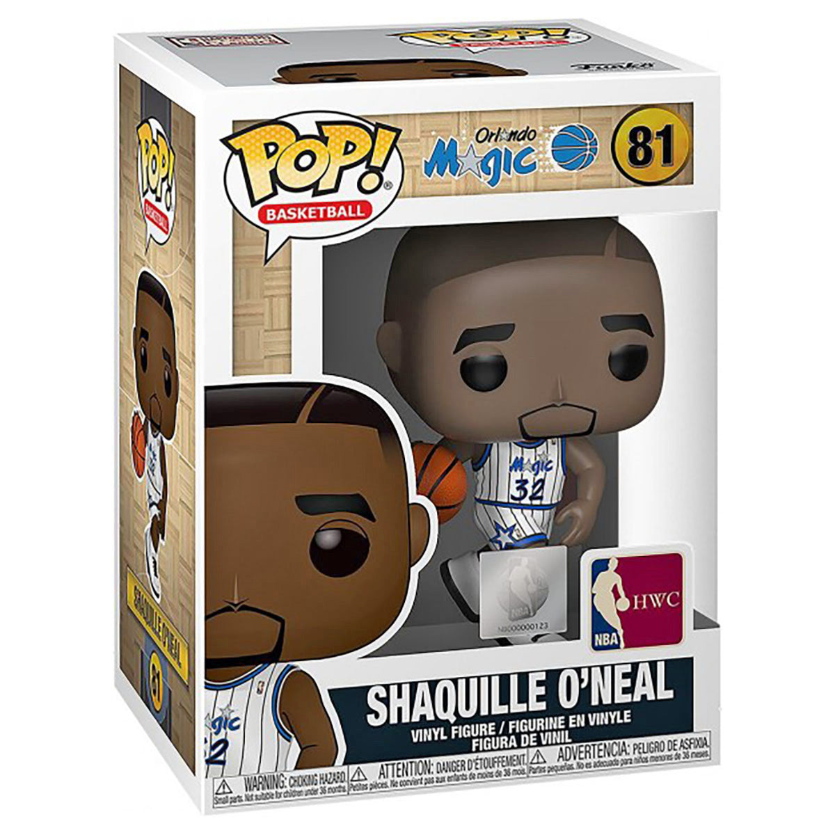 Funko Pop! Basketball: Orlando Magic: Shaquille O'Neal Vinyl Figure #81