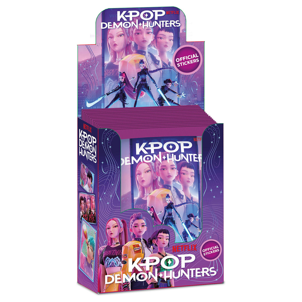 KPOP Demon Hunters Box of 40 Sticker Packs