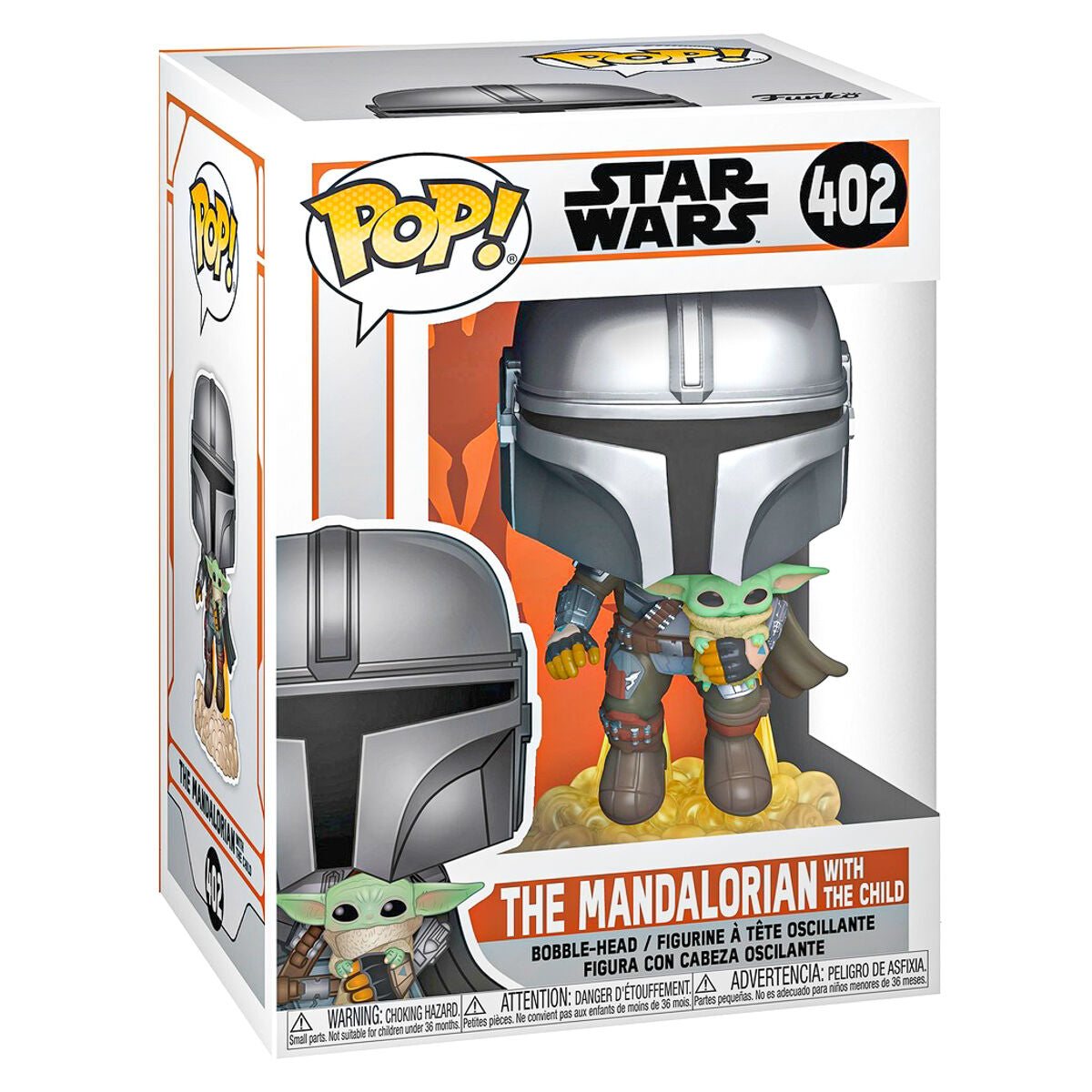 Funko POP! Mando Flying With Jet Pack Vinyl Figure