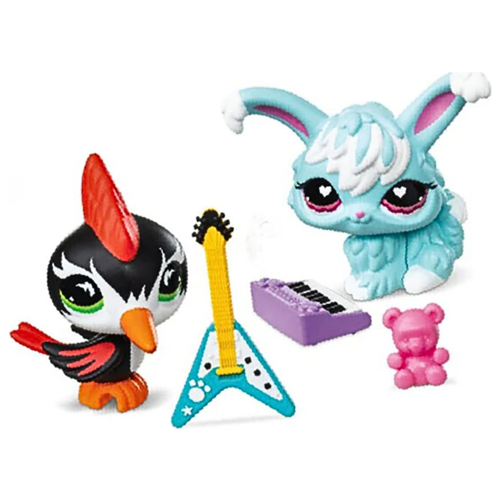 Littlest Pet Shop G7 Series 5 Pet Pairs, Rabbit & Woodpecker Set G7 Figures