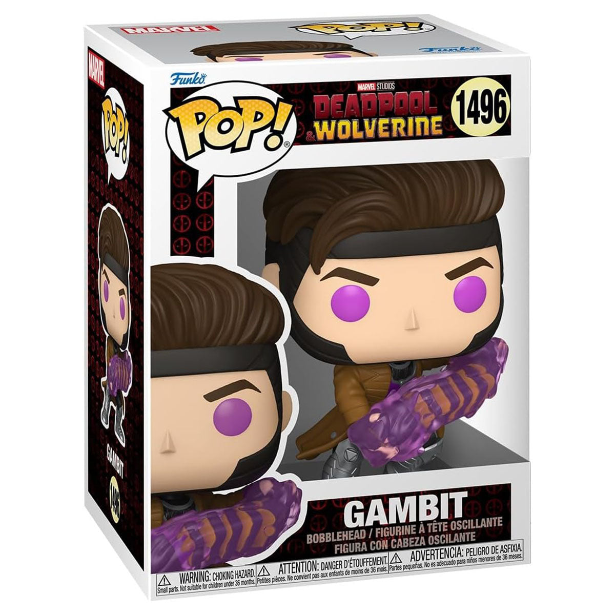 Funko Pop! Vinyl: X-Men Gambit #553 Bobble Head Figure With Protector