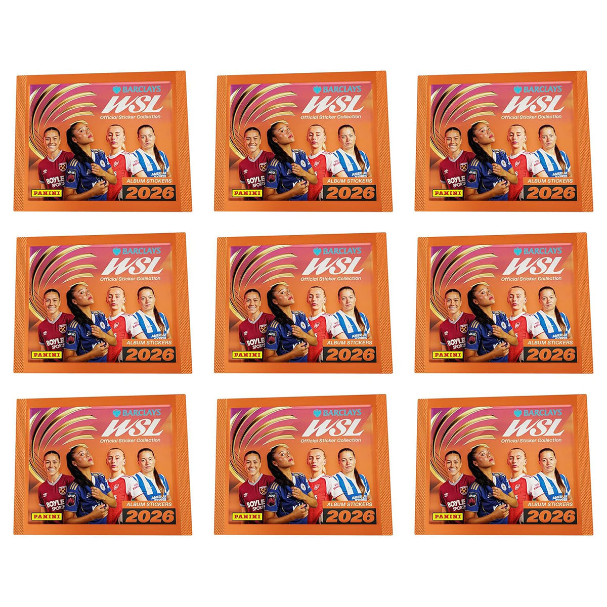Panini WSL 2025/26 Multiset sticker packs