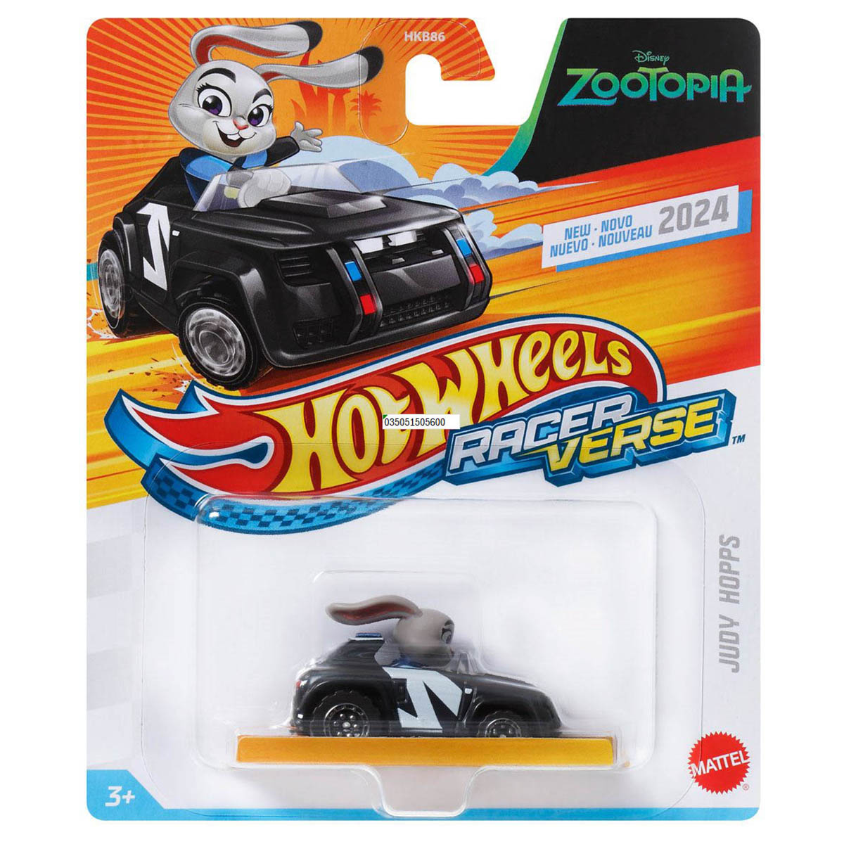 Hot Wheels Racer Verse Disney Zootopia Judy Hopps Vehicle