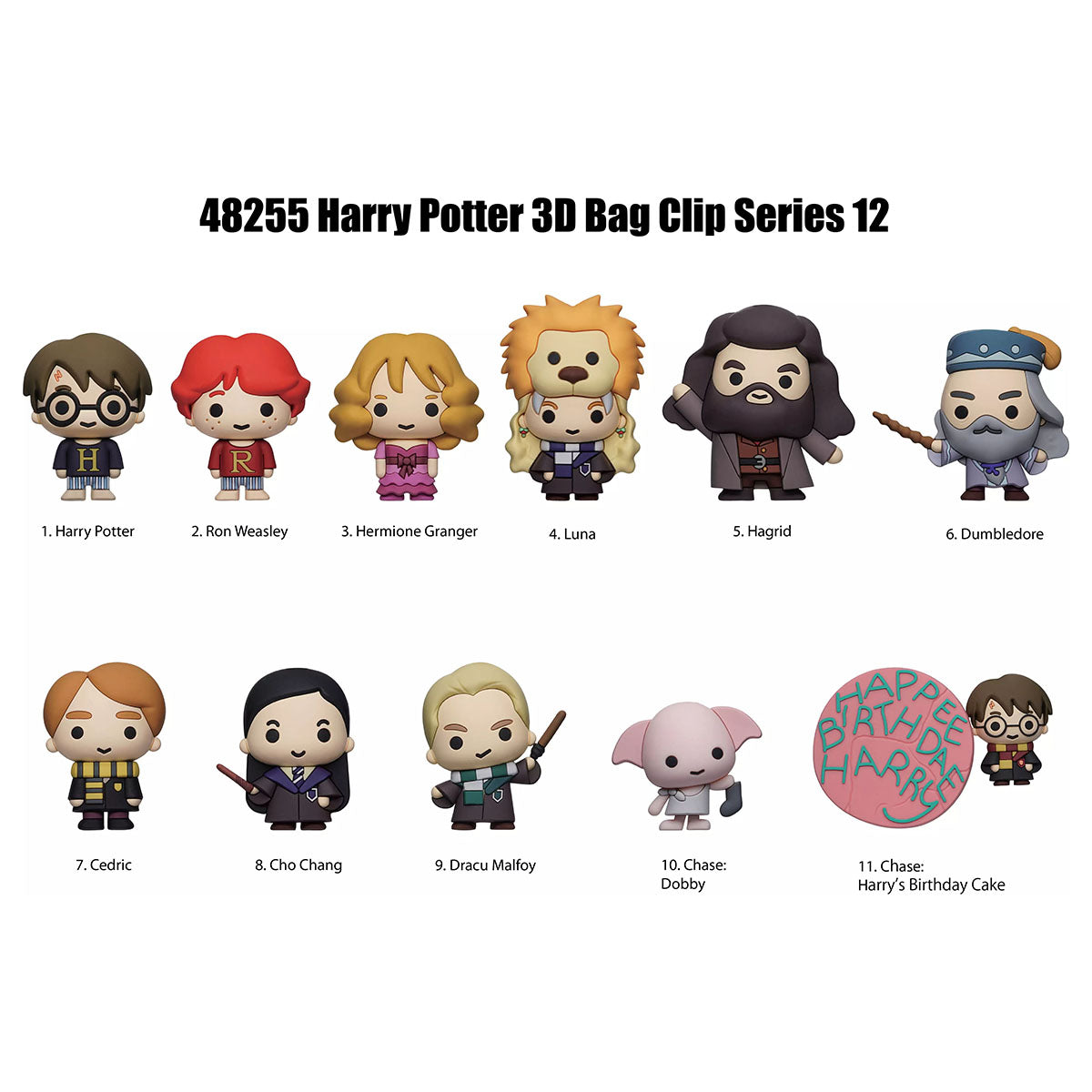 Harry Potter Series 12 Figural Bag Clip (styles vary)