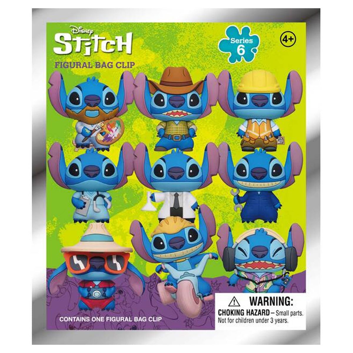 Disney Stitch Figural Bag Clip Series 6 (styles vary)