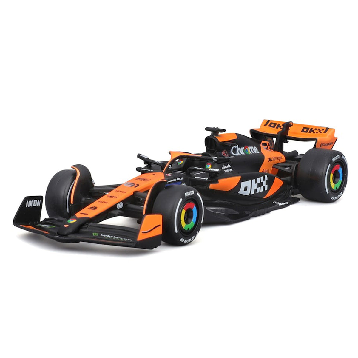 Bburago McLaren F1 MCL38 2024 British Grand Prix Oscar Piastri 1:43 Race Car