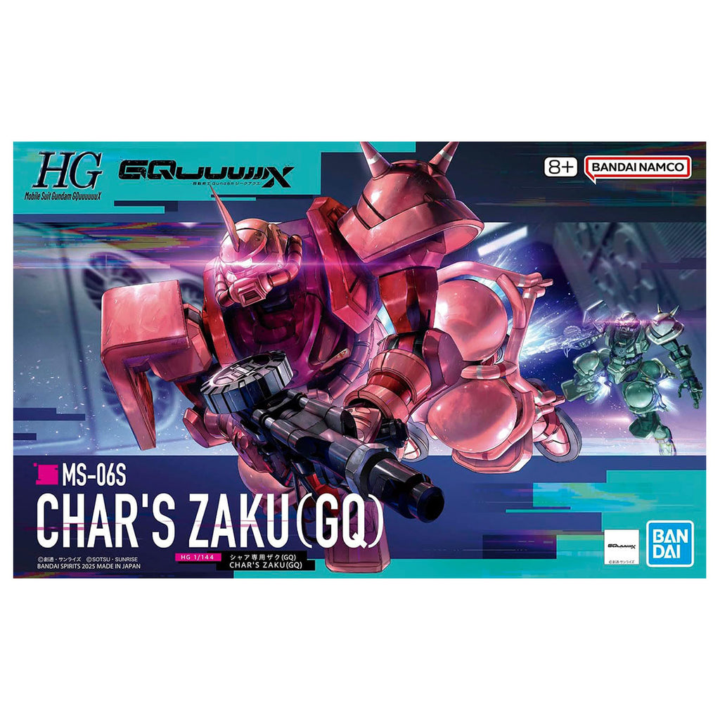 Bandai Spirits HG 1/144 CHAR'S ZAKU (GQ）