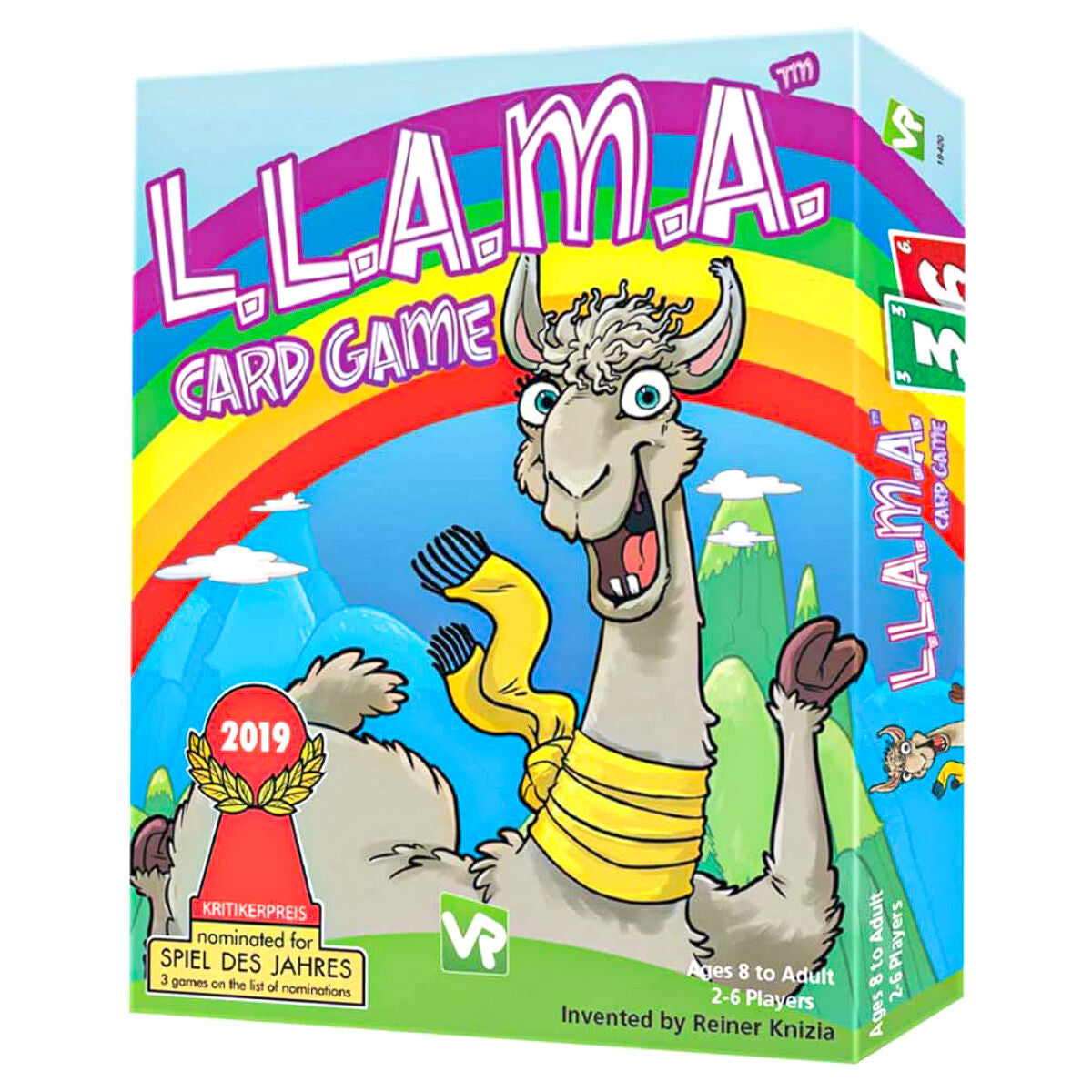 L.L.A.M.A card game box artwork AMIGO games