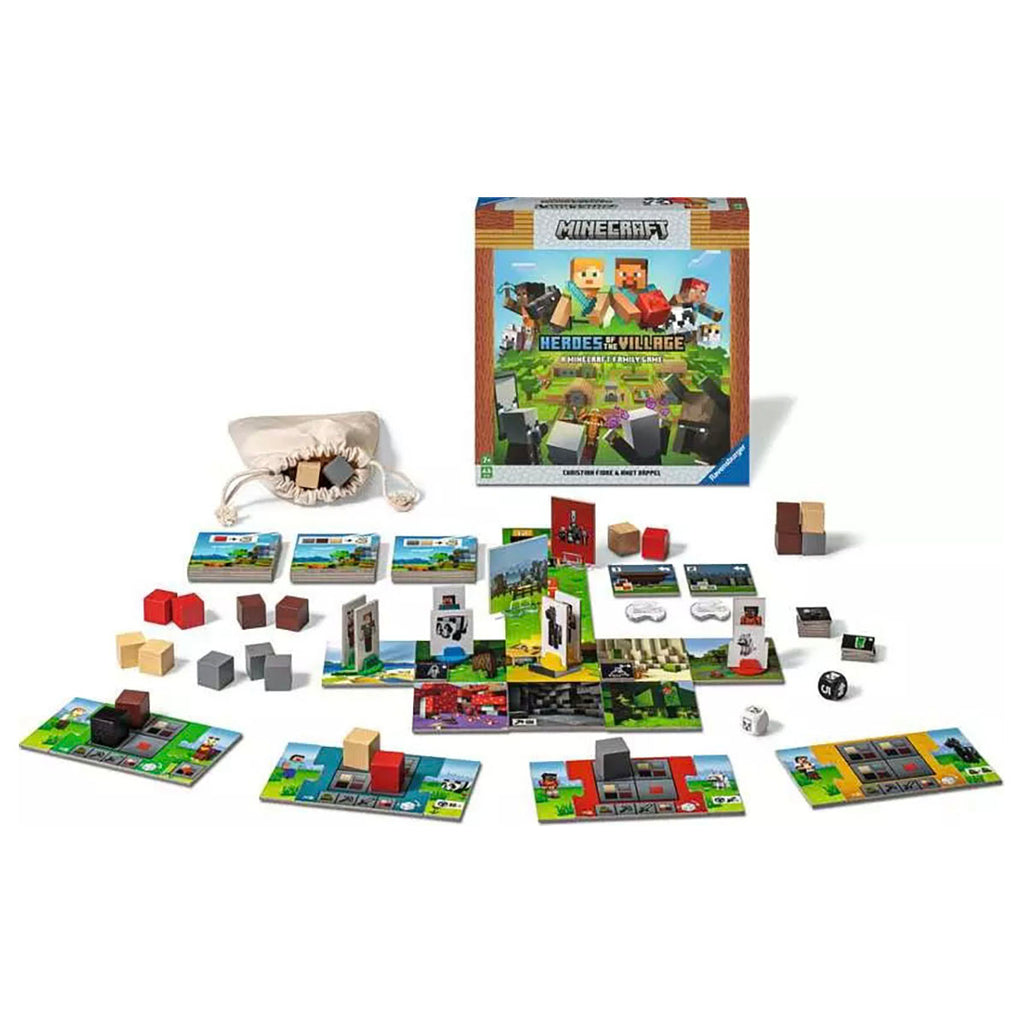 Minecraft Heroes of the Village gameplay setup village and biomes