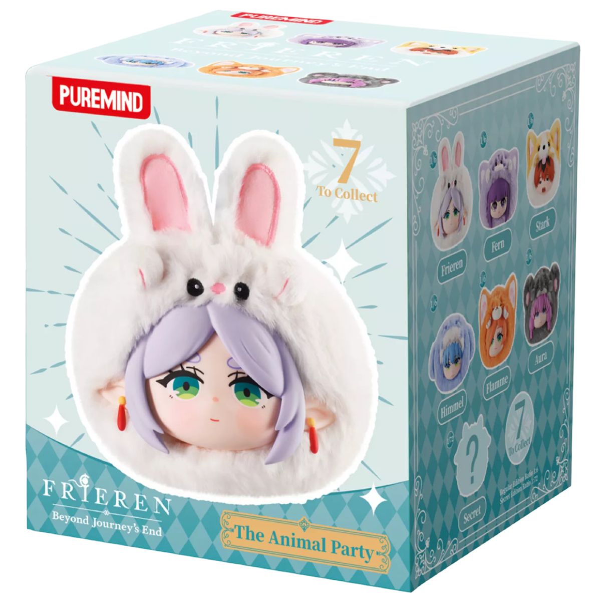 Frieren Animal Party Plush Keychain (styles vary)