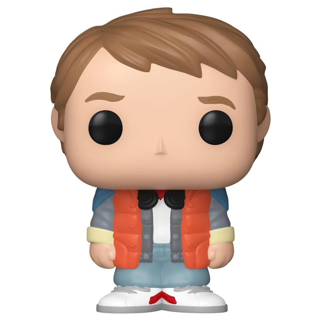 Funko Bitty POP! Rides: Back to the Future: Marty McFly and Time Machine Vinyl Figures