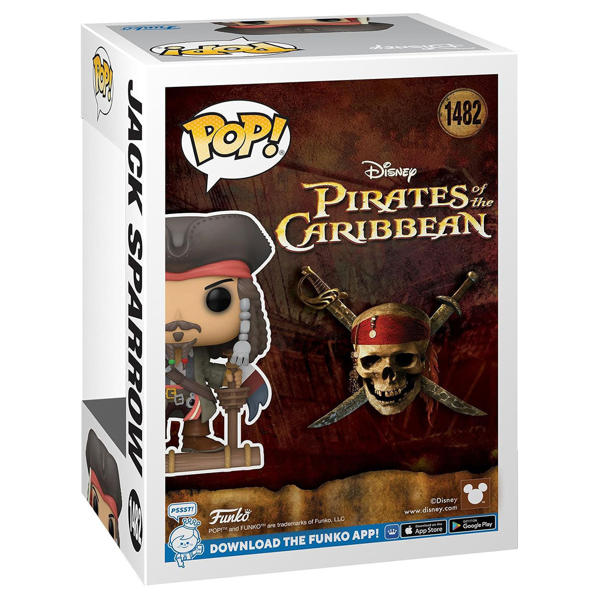 Disney Pirates Of The Carribean - Jack Sparrow Exclusive Pop! Figure #1482