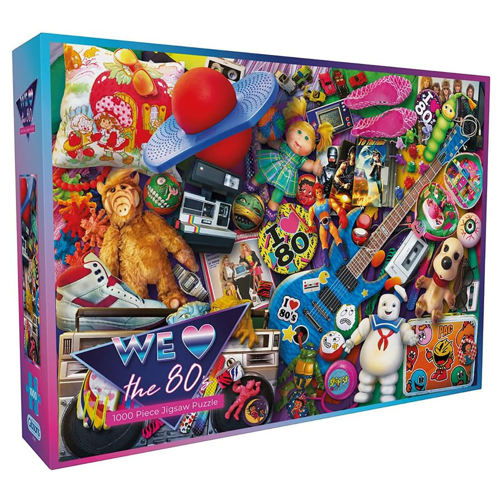 Gibsons We Love the 80's 1000 Piece Jigsaw Puzzle