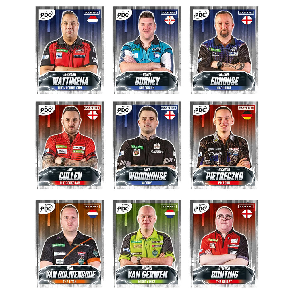 Collecting PDC darts stickers