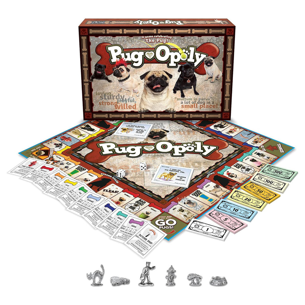 Pug-Opoly Board Game