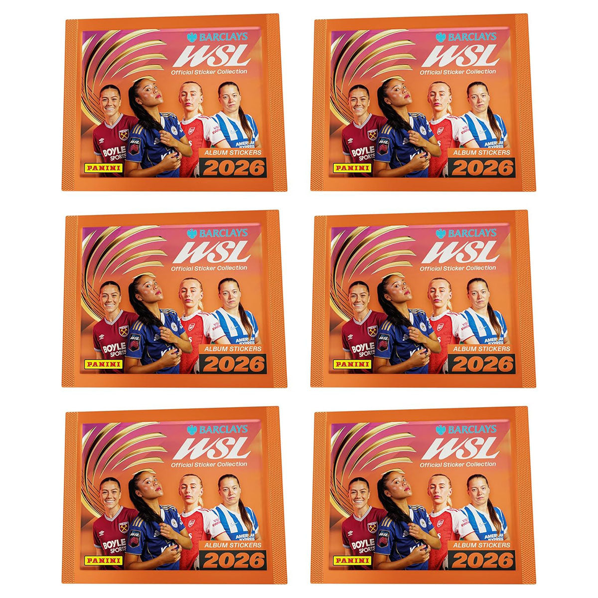 Women’s Super League sticker packs assortment