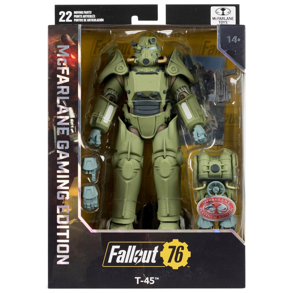 McFarlane Gaming Edition Fallout 76 T-45 Military Armour Action Figure