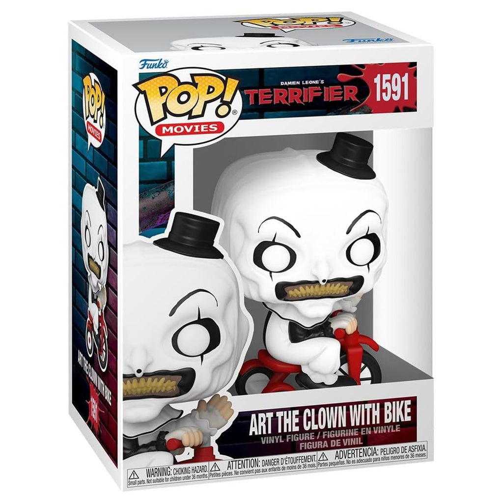 Funko Pop! Movies: Terrifier: Art the Clown with Bike