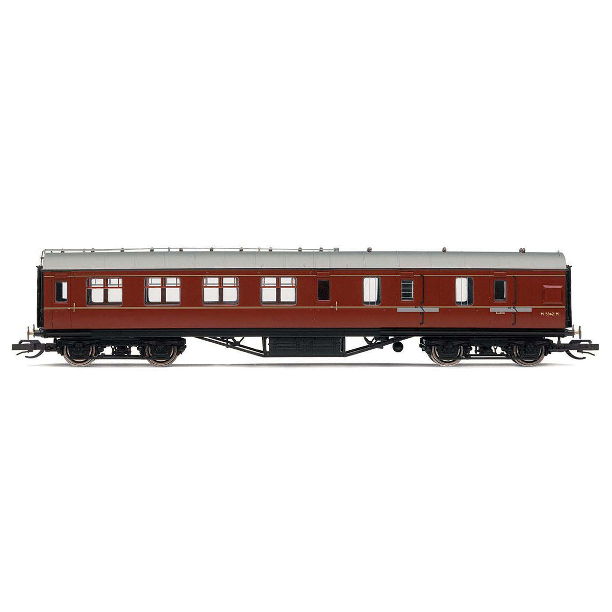 Hornby TT:120 BR 57' Brake Third M5842M Passenger Coach