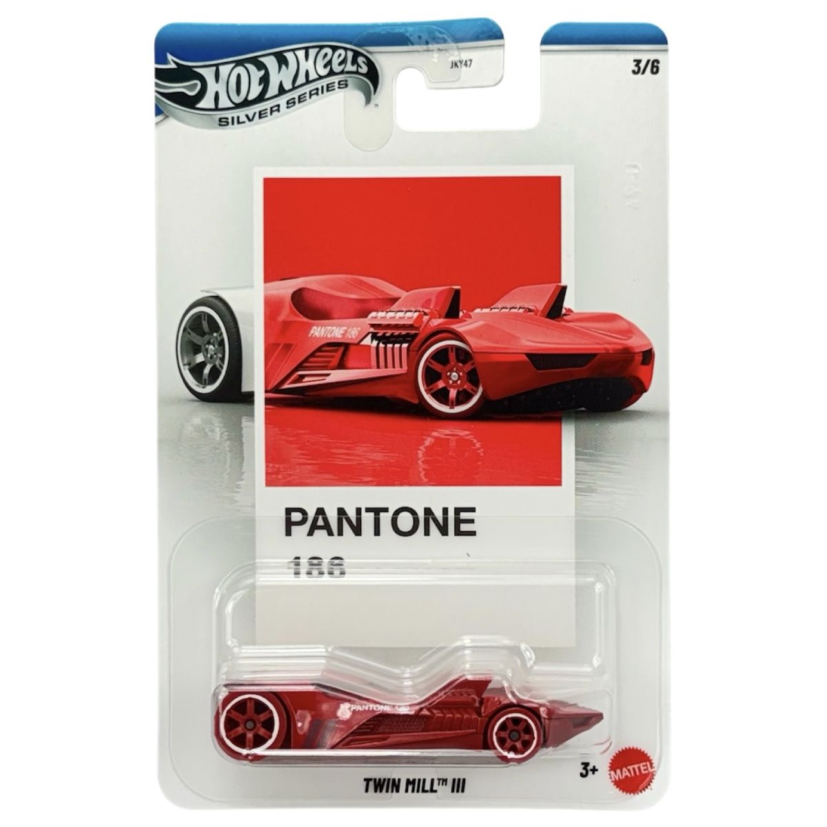 Hot Wheels Silver Series Pantone 186 Twin Mill III Diecast Vehicle