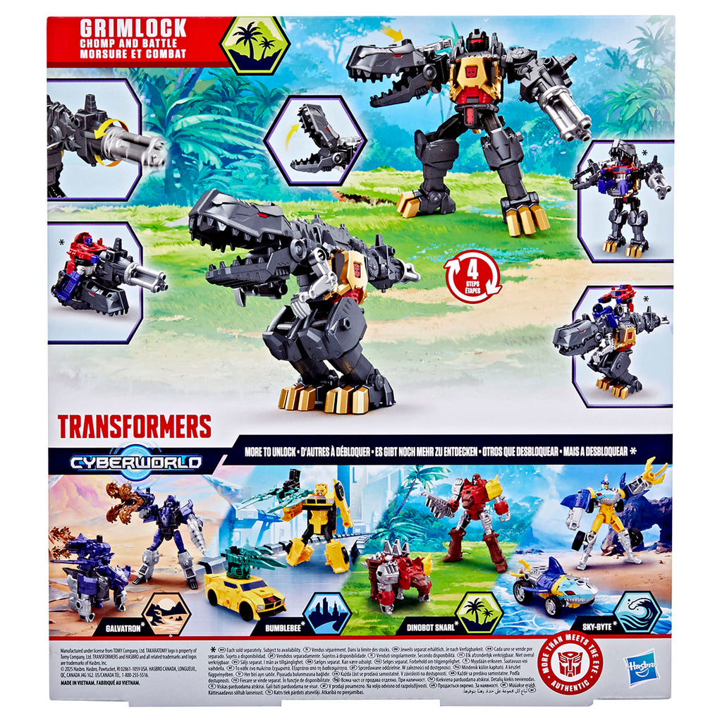Transformers Cyberworld: Grimlock Chomp and Battle Figure