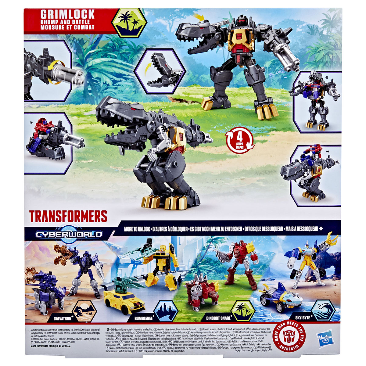 Transformers Cyberworld: Grimlock Chomp and Battle Figure