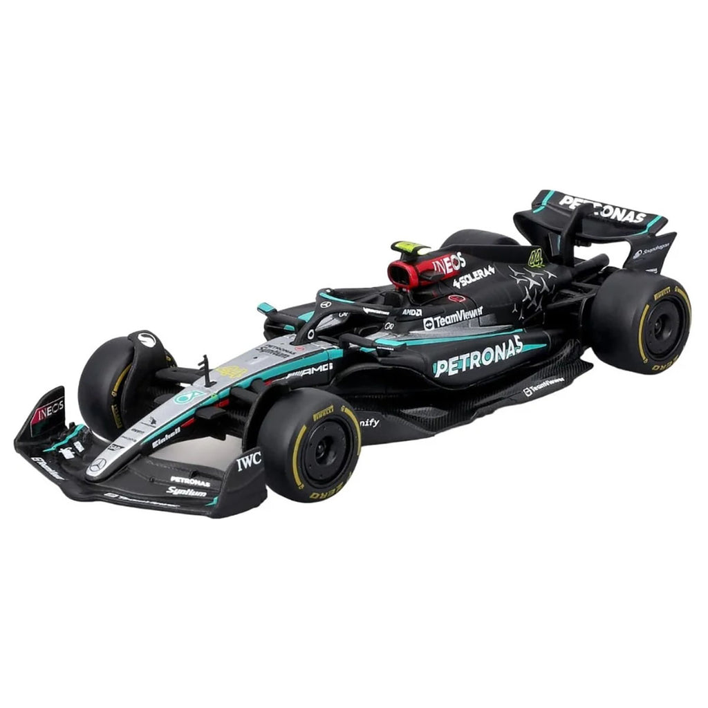 Bburago 1:43 F1 W15 Mercedes AMG 2024 Lewis Hamilton Race Car