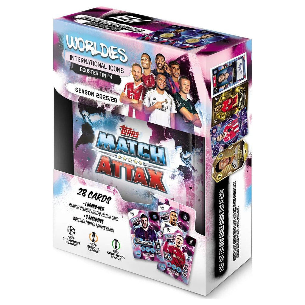 Topps Match Attax 2025/26 Worldies International Icons Booster Tin #4