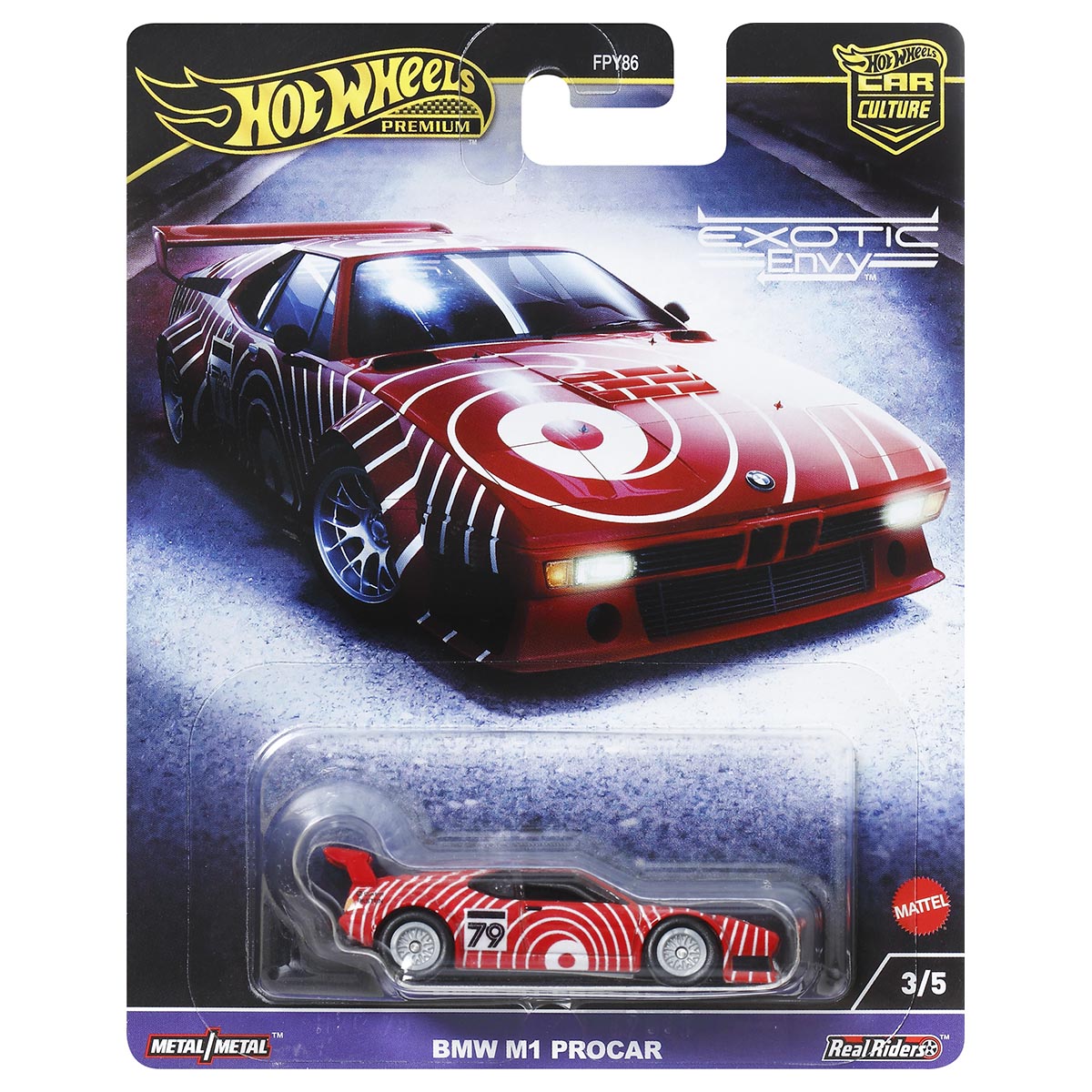 Hot Wheels Car Culture Exotic Envy (2024) - BMW M1 Procar - 3/5